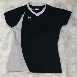 Under Armour Shirts & Tops - UA YM Boys V-Neck Mesh Short Sleeve Shirt Under Armour Shirts & Tops - UA YM Boys V-Neck Mesh Short Sleeve Shirt